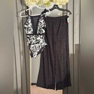 Time and Tru Black Garment set.. sandals are available for purchase